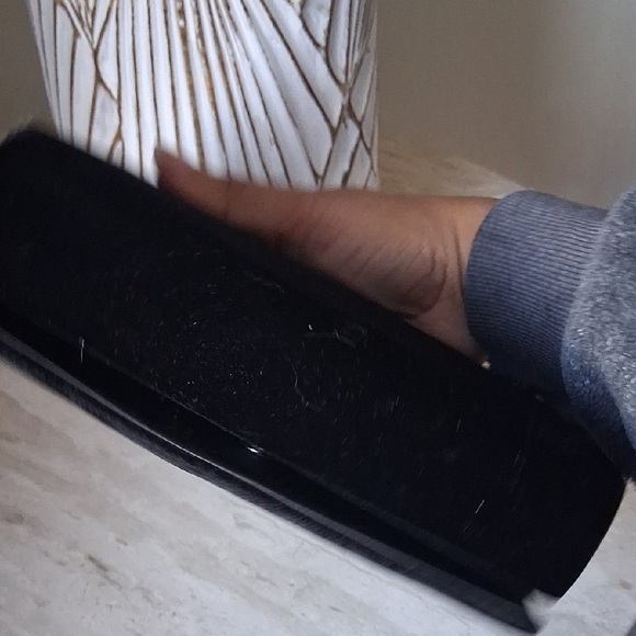 Lauren Ralph Lauren Black Velvet Clutch - Picture 7 of 9